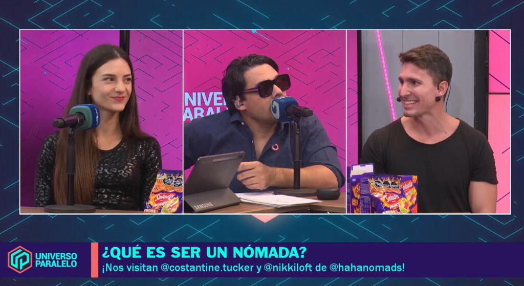 Constantine and Nikki interviewed on Universo Paralelo, GEN TV Paraguay